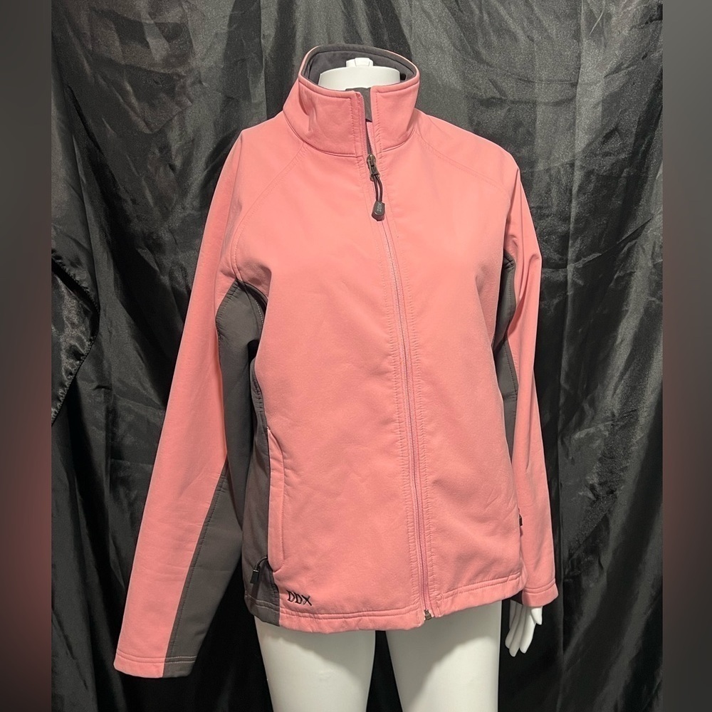 DDX Dri Duck - Women’s Pink/Grey Lightweight Jacket Sz MD